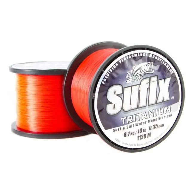 Fir Monofilament Sufix Tritanium, Neon Orange, 680m - 1750m