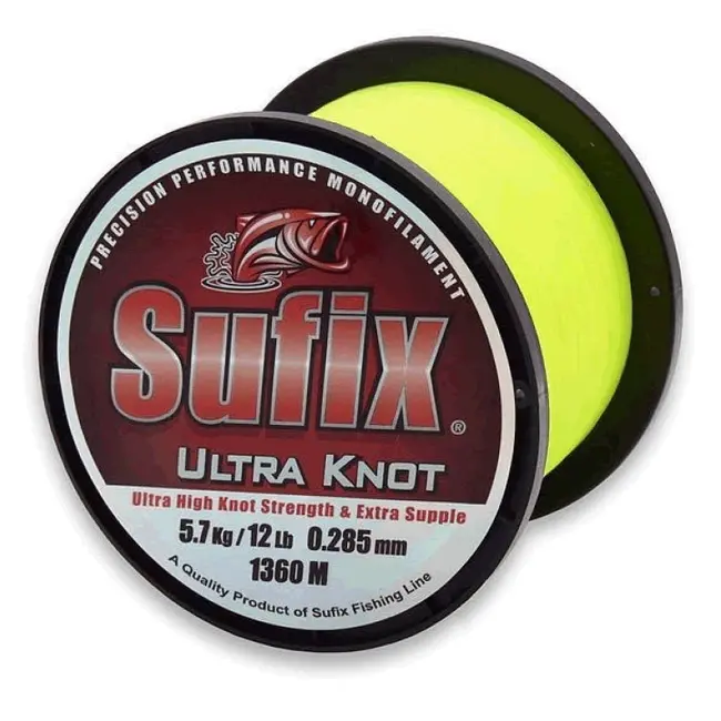 Fir Monofilament Sufix Ultra Knot Yellow, 640m - 2400m