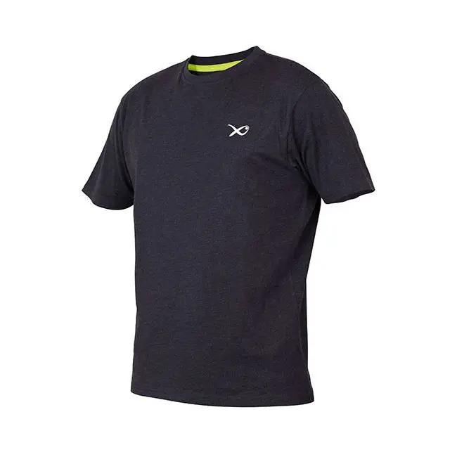 Tricou Matrix Minimal Black Marl T-Shirt