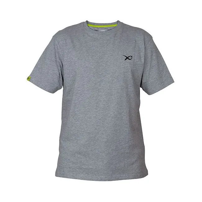 Tricou Matrix Minimal Light Grey Marl T-Shirt