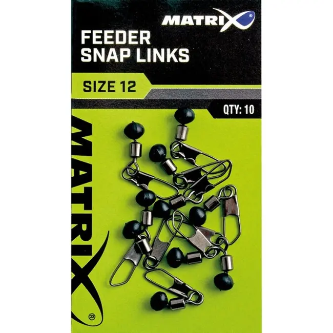 Vartej cu Margea Culisanta si Agrafa Matrix Feeder Bead Snap Links, 10buc/plic