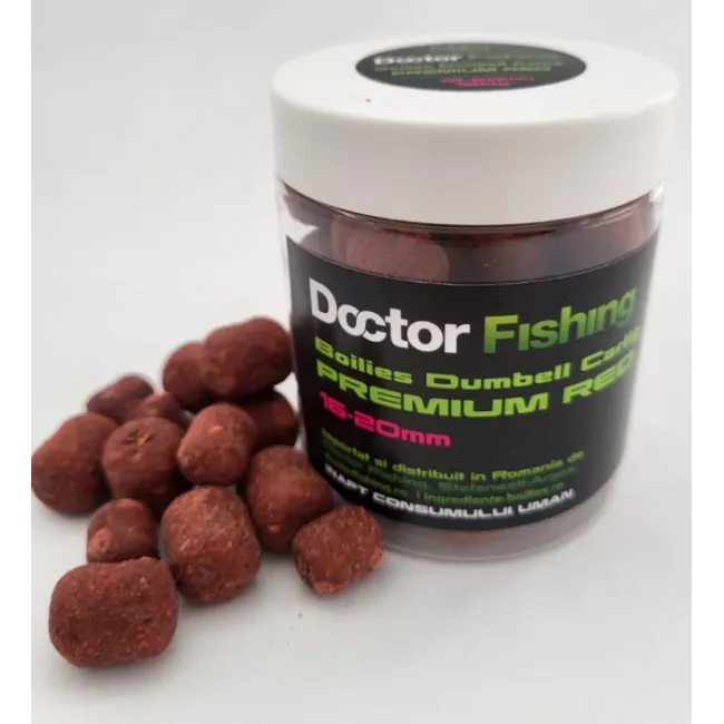 Boilies Carlig Doctor Fishing 16-20mm Premium Red 150g