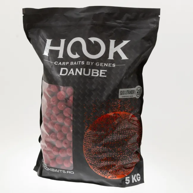 Boilies Semisolubil HookBaits Danube, 20mm, 5kg