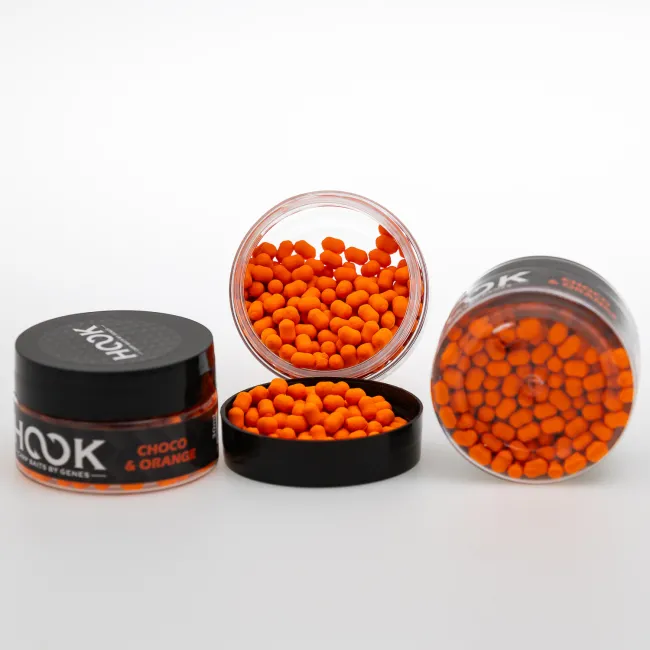 DUMBBELL HookBaits WAFTERS, 4mm ,30ml , CHOCO & ORANGE