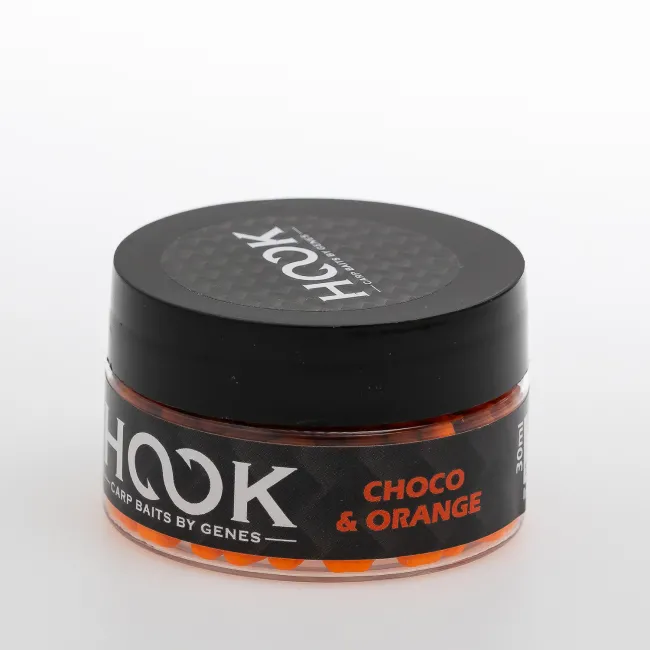 DUMBBELL HookBaits WAFTERS, 4mm ,30ml , CHOCO & ORANGE