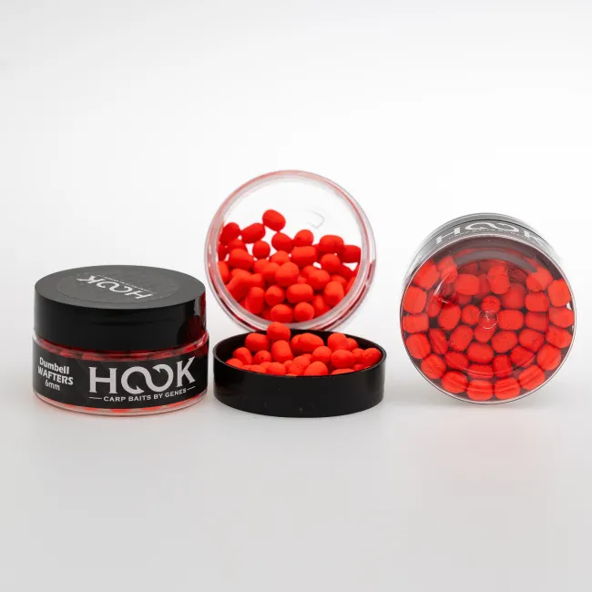 Dumbell Critic Echilibrat HookBaits Dumbell Wafters, 6mm, 15g,Krill