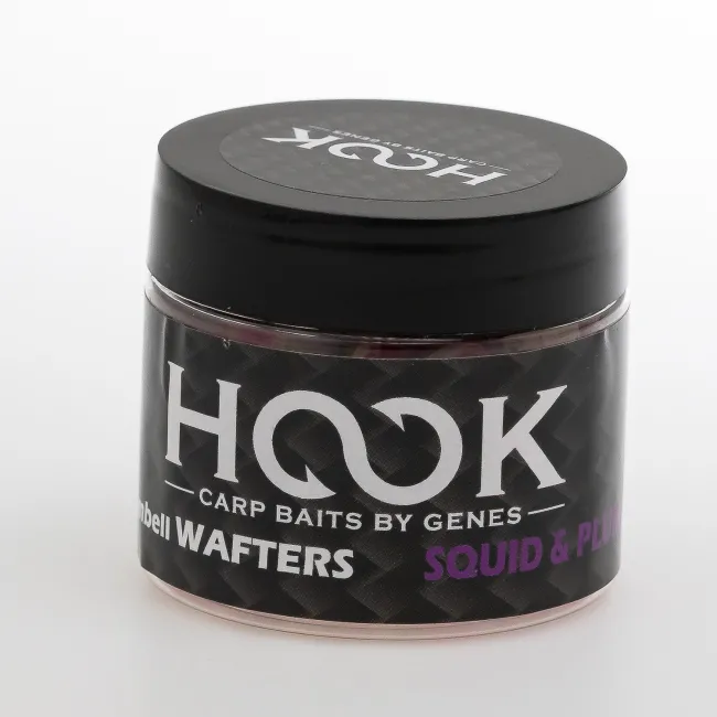 Dumbell Critic Echilibrat HookBaits Dumbell Wafters, 6mm, 15g,Squid&Pruna