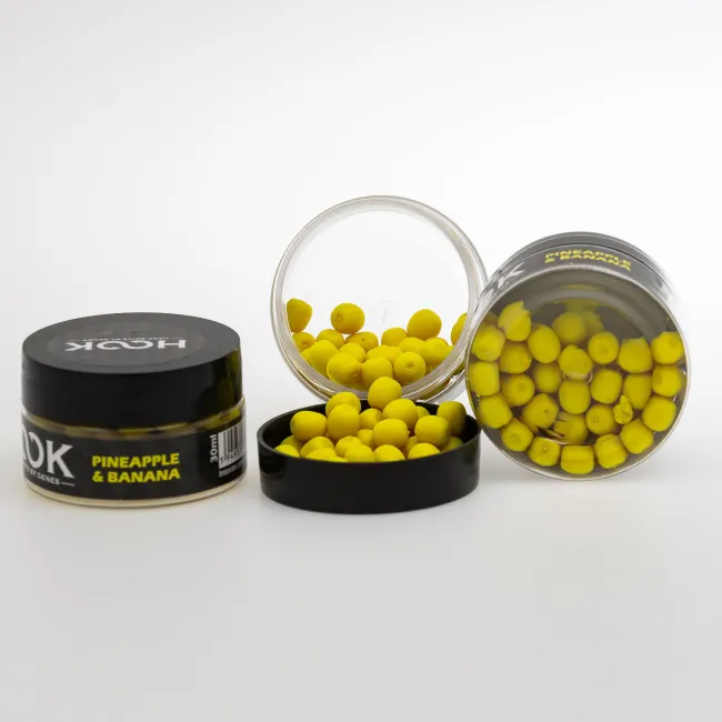 Dumbell Critic Echilibrat HookBaits Dumbell Wafters, 6mm, 15g,Pineapple & Banana