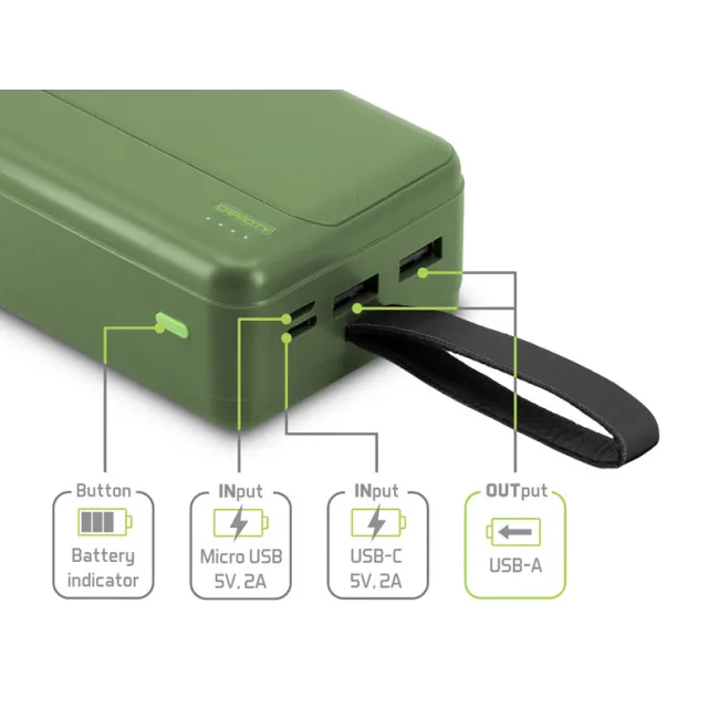 Acumulator Extern Powerbank Delphin PoweriX,27.000 mAh