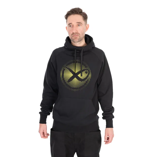 Hanorac Matrix Large Fade Logo Hoody – Black/Lime