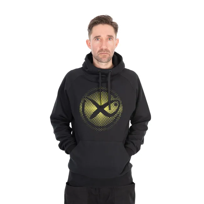 Hanorac Matrix Large Fade Logo Hoody – Black/Lime