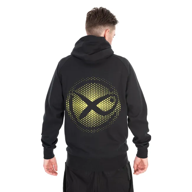 Hanorac Matrix Large Fade Logo Hoody – Black/Lime