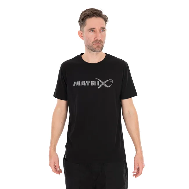 Tricou Matrix Large Fade T-Shirt – Black/Grey