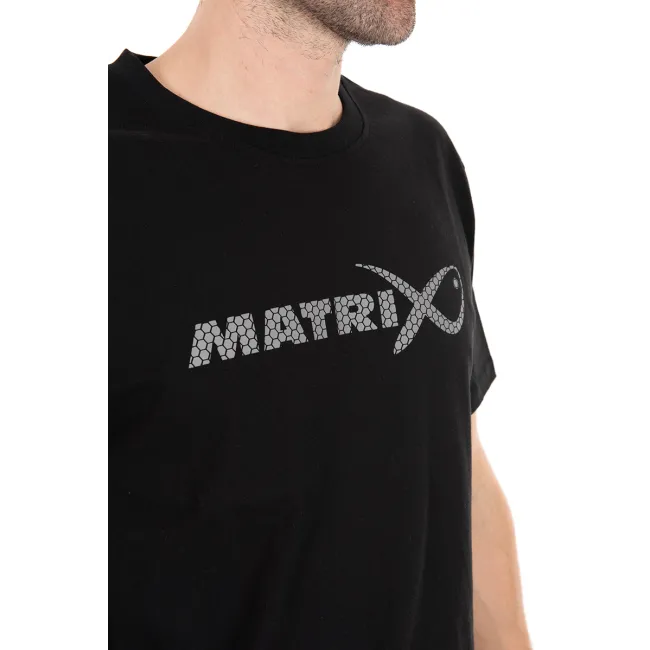Tricou Matrix Large Fade T-Shirt – Black/Grey