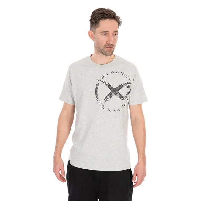 Tricou Matrix Large Mesh Logo T-Shirt – Grey