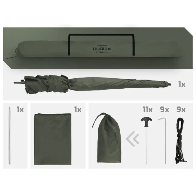 Umbrela cu Perete Lateral Delphin DualiX STABIL