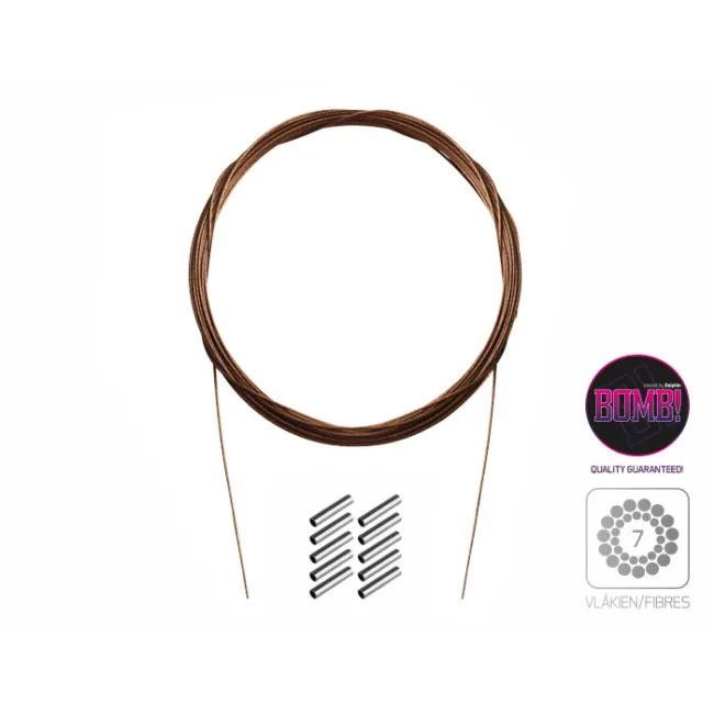 Cablu Delphin BOMB din Otel pentru Strune 7 Fibre, 10m