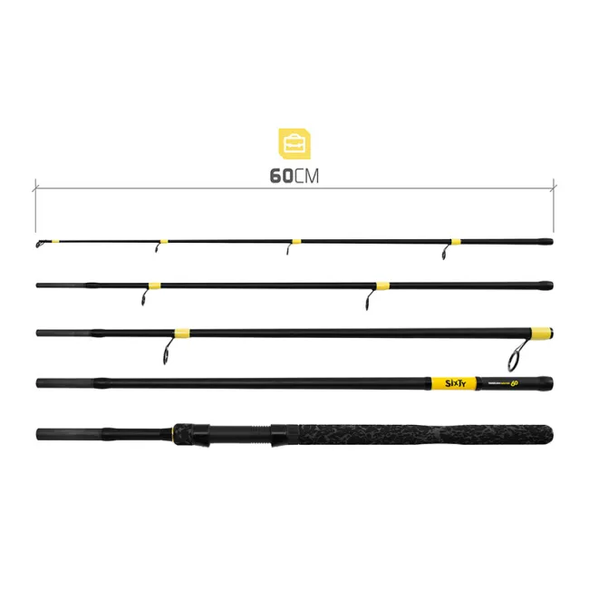Lanseta Travel Delphin SIXTY, 2.80m, 100g,5buc