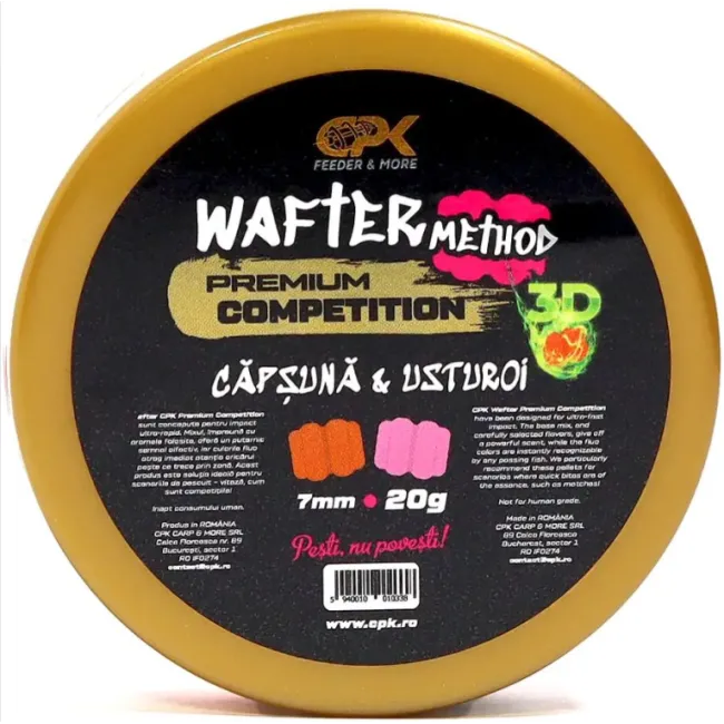 Wafters CPK Competition Mini Method, 5mm, 15g, Capsuna Usturoi