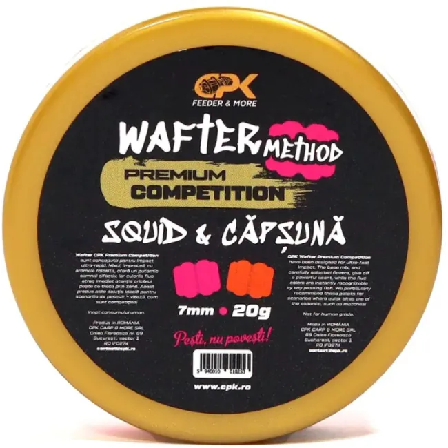 Wafters CPK Competition Mini Method, 5mm, 15g, Capsuna Usturoi