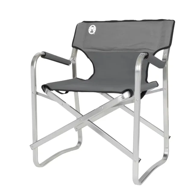 Scaun Pescuit Coleman Deck Aluminiu, Pliabil, 2,6kg