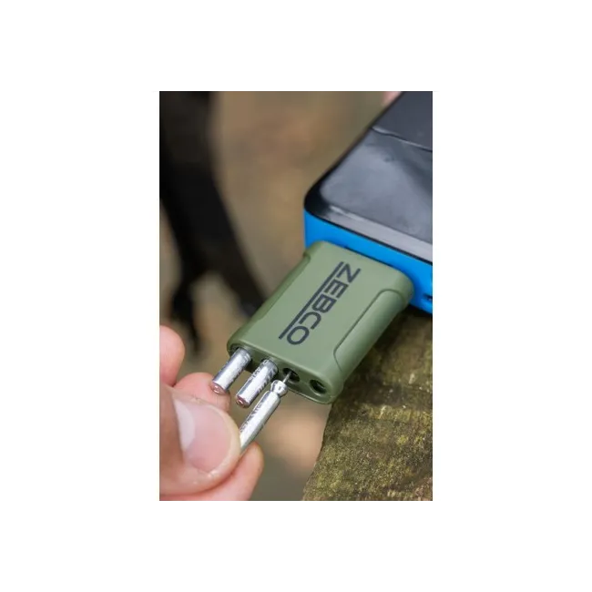 Set Baterii Reincarcabile Zebco After Dark LIR425 3.7V cu Incarcator USB