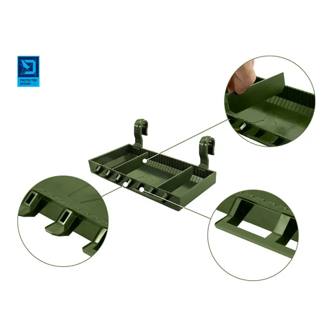 Tava Suport pentru Rod Pod Delphin ShelfPod, Camo, 20x10x3cm