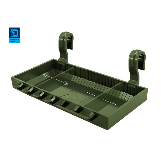 Tava Suport pentru Rod Pod Delphin ShelfPod, Camo, 20x10x3cm