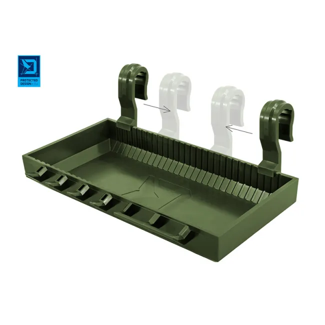 Tava Suport pentru Rod Pod Delphin ShelfPod, Camo, 20x10x3cm