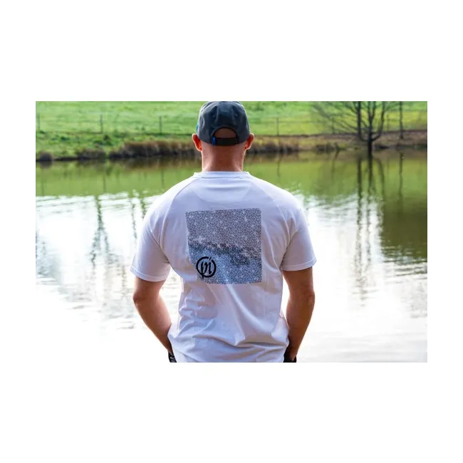 Tricou Preston White Reflect T-Shirt