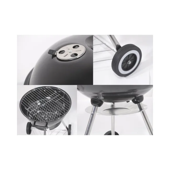 Gratar pe Carbuni Cattara Bari, Mobil cu Capac, 46cm
