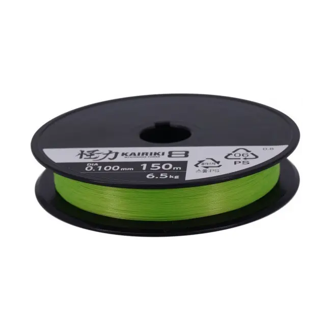Fir Textil Shimano Kairiki 8 Braided Line, Mantis Green, 150m