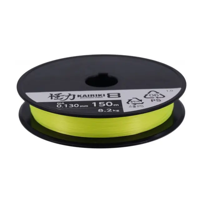 Fir Textil Shimano Kairiki 8 Braided Line, Yellow, 150m