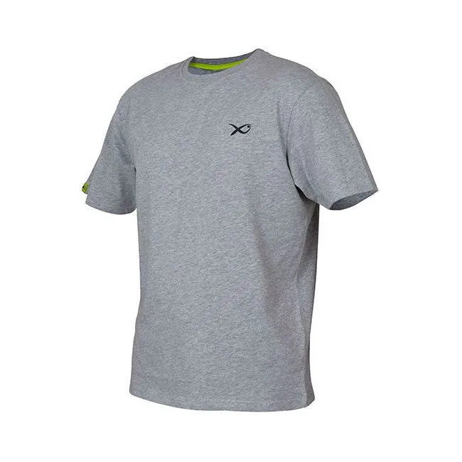 Tricou Matrix Minimal Light Grey Marl T-Shirt