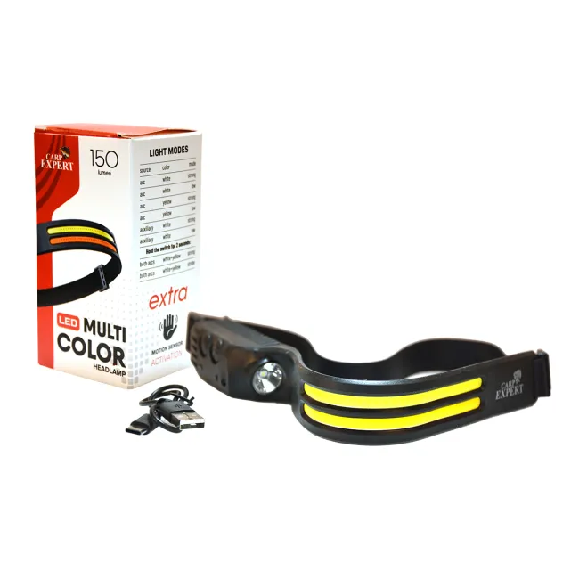 Lanterna Frontala Carp Expert Multicolor,150 lumeni