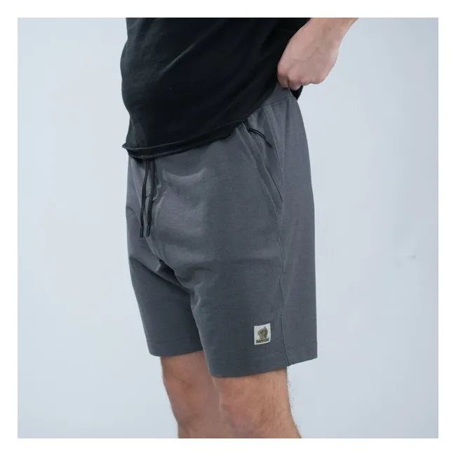 Pantaloni Scurti Nash Make It Happen Badge Shorts, Grey Marl