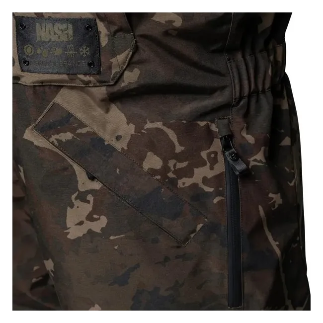 Salopeta Impermeabila Nash ZT Helluva Waterproof Bib and Brace, Camo