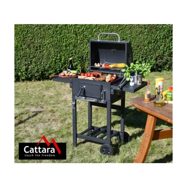 Gratar pe Carbune Royal Partener Cattara, Fonta/Otel, 97x98x35cm