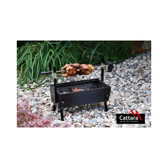 Gratar pe Carbuni Cattara GRAR cu Rotisor electric 230V, 60cm