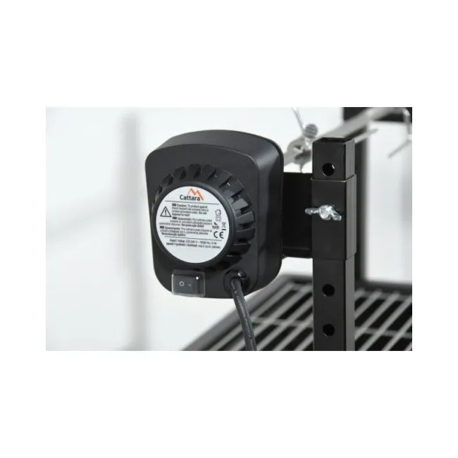 Gratar pe Carbuni Cattara GRAR cu Rotisor electric 230V, 60cm