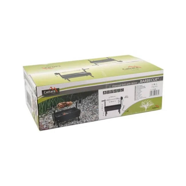 Gratar pe Carbuni Cattara GRAR cu Rotisor electric 230V, 60cm