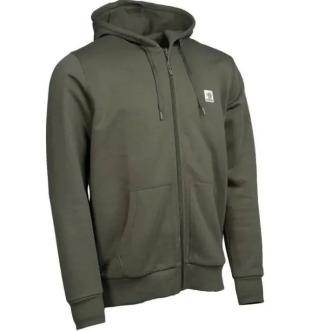 Hanorac Nash Make It Happen Badge Zipped Hoody, Green
