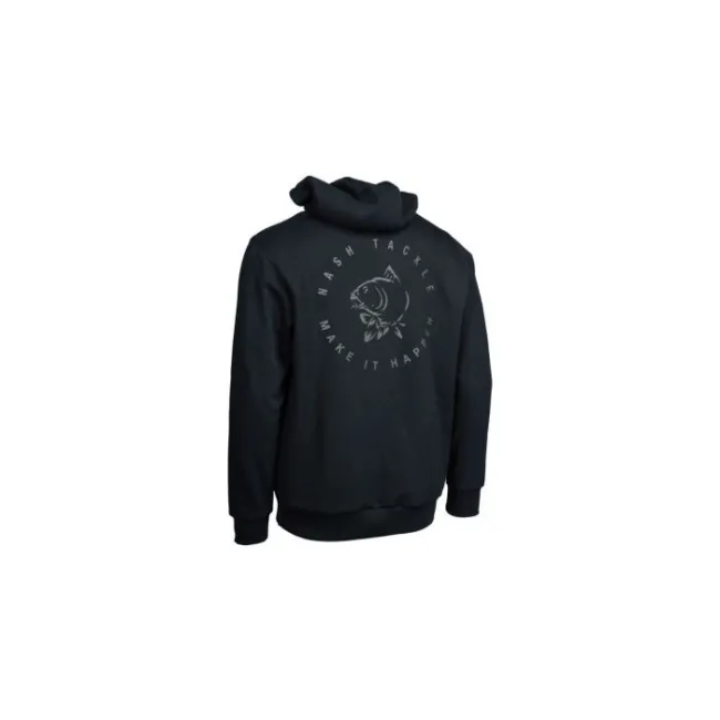 Hanorac Nash Make It Happen Carp Logo Hoodie, Black
