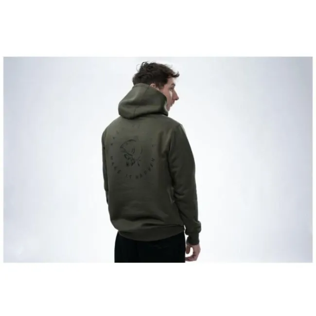 Hanorac Nash Make It Happen Carp Logo Hoodie, Green