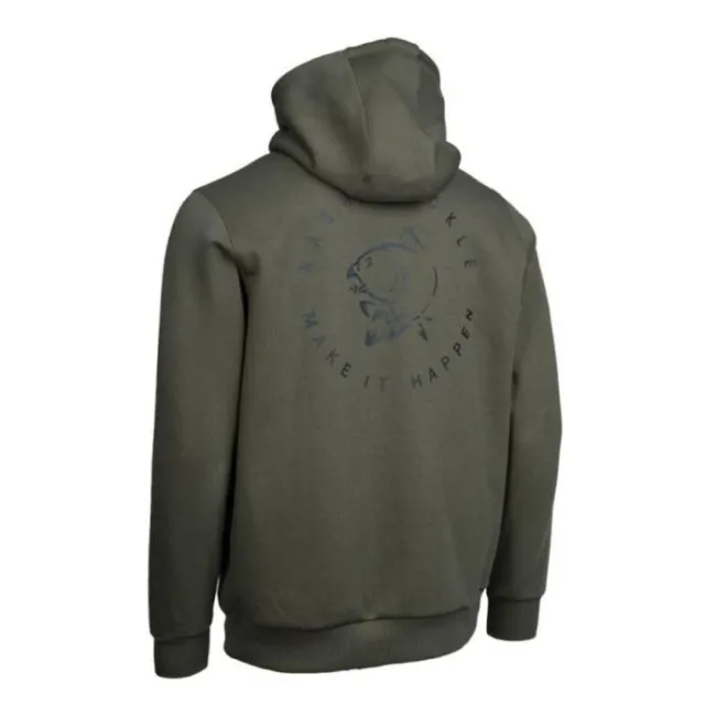 Hanorac Nash Make It Happen Carp Logo Hoodie, Green