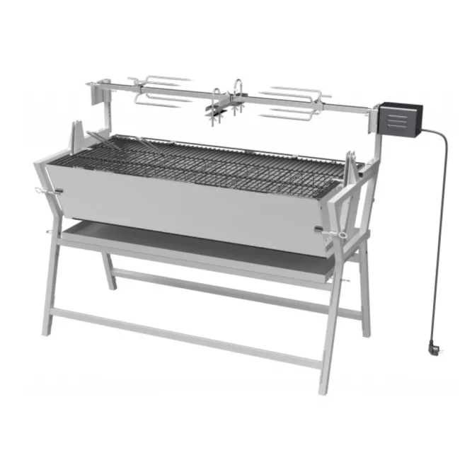 Gratar pe Carbune PIGLET Cattara cu Rotisor Electric, 30kg