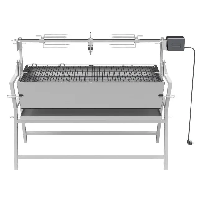 Gratar pe Carbune PIGLET Cattara cu Rotisor Electric, 30kg