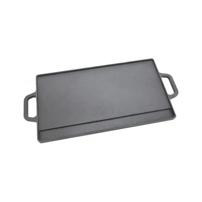 Plita pentru gratar cu doua fete din fonta 50x23x1,4cm Cattara