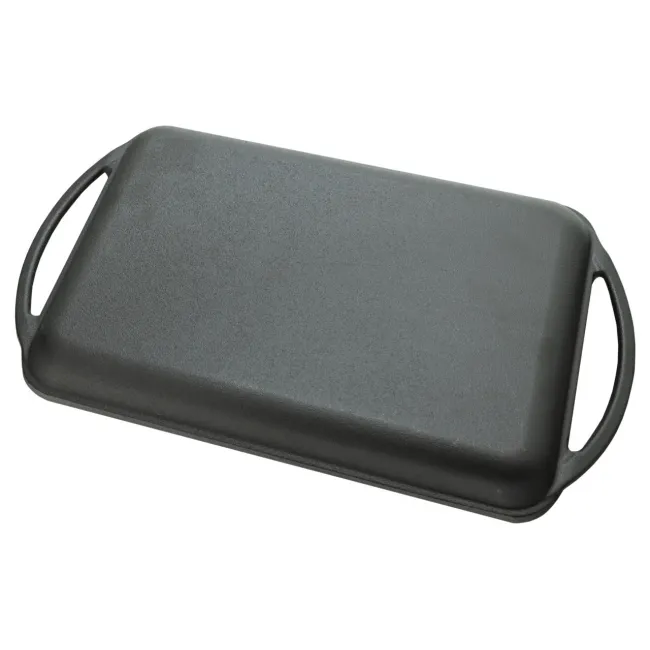 Plita grill Cattara din fonta cu manere , 33x21.5cm, inaltime 3cm