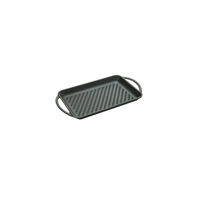Plita grill Cattara din fonta cu manere , 33x21.5cm, inaltime 3cm